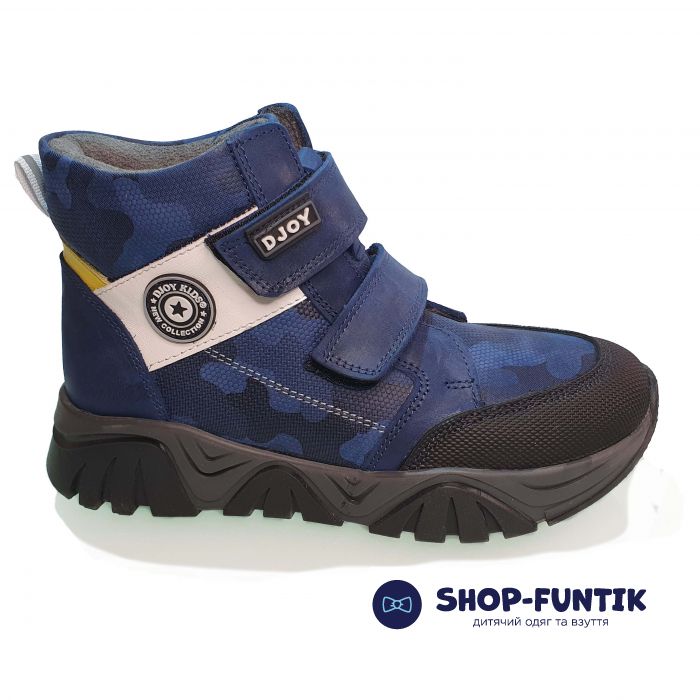 Ботинок Djoy cиние с белой полосой 105-262