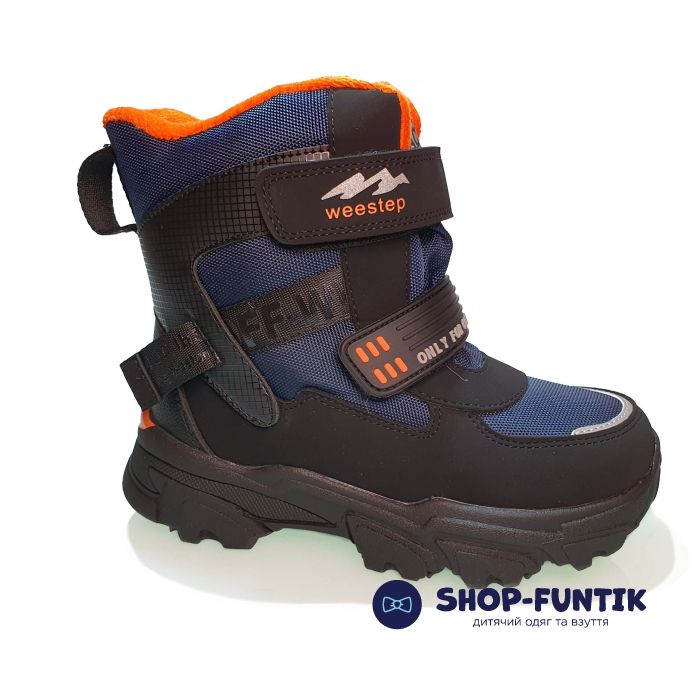Ботинки Weestep темно-синие с черными вставками 8253