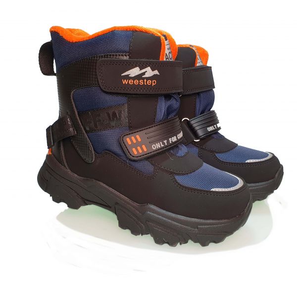 Ботинки Weestep темно-синие с черными вставками 8253