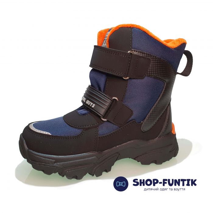 Ботинки Weestep темно-синие с черными вставками 8253