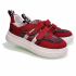 Кроссовки Panda бордовые 013.0011 P 6