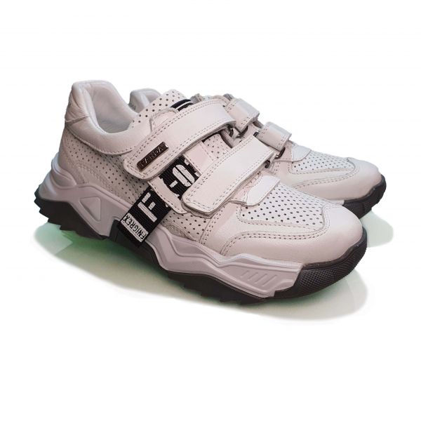 Кроссовки Panda белые с перфорацией 013.0035 F 9