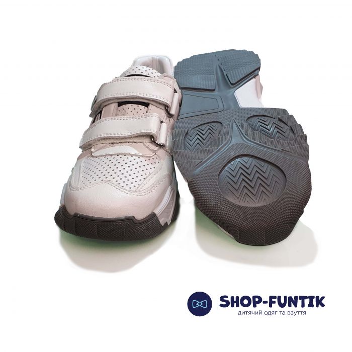 Кроссовки Panda белые с перфорацией 013.0035 F 9