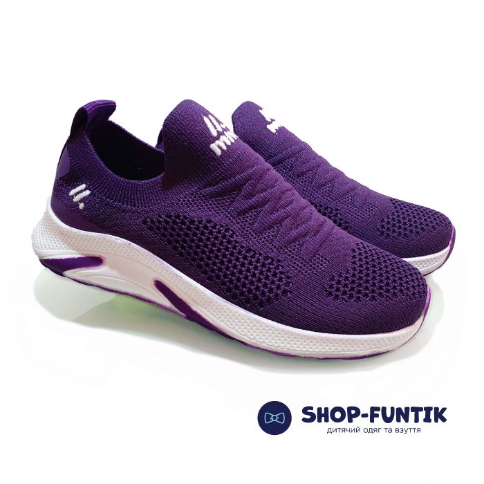 Кроссовки Minican фиолетовый текстиль 041-23