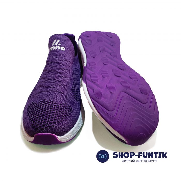 Кроссовки Minican фиолетовый текстиль 041-23