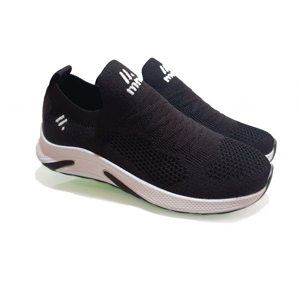 Кроссовки Minican черные текстиль 041-23-1