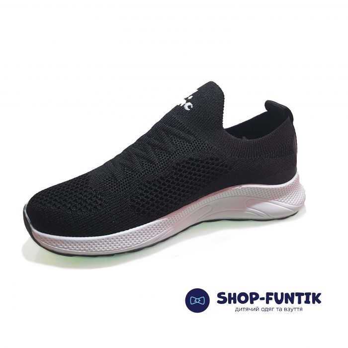 Кроссовки Minican черные текстиль 041-23-1