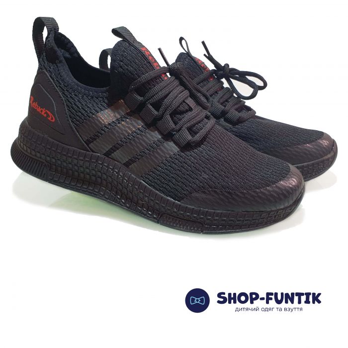 Кроссовки Minican черные сетка 4010
