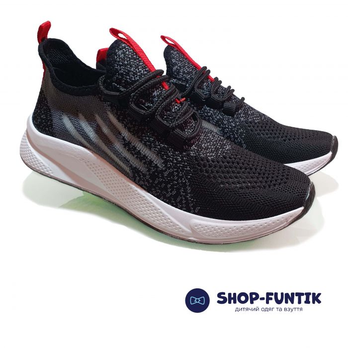 Кроссовки Minican черные сетка 507-23-2