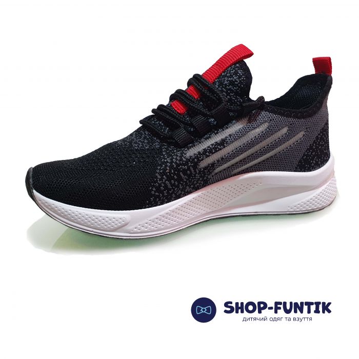 Кроссовки Minican черные сетка 507-23-2