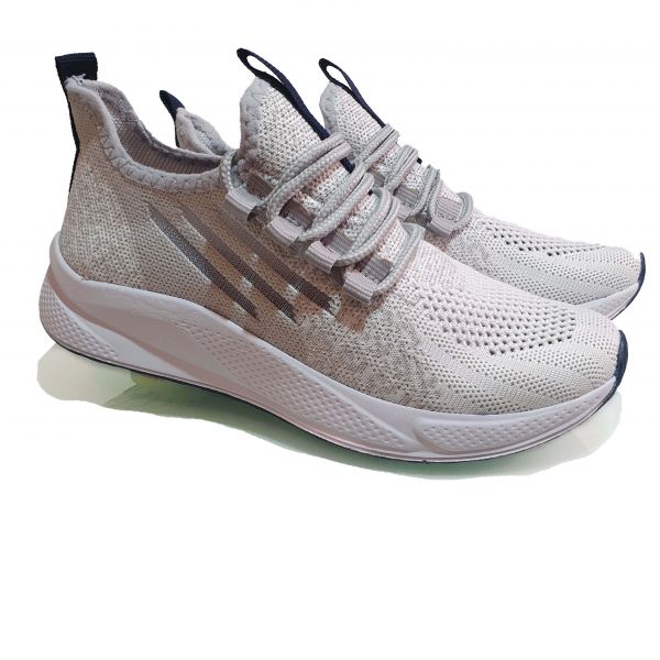 Кроссовки Minican светло-серые сетка 507-23-1