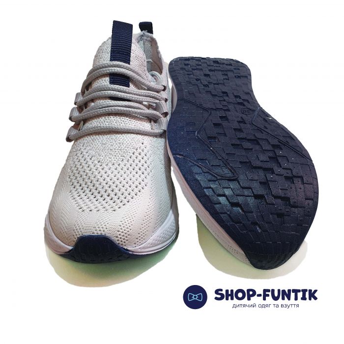 Кроссовки Minican светло-серые сетка 507-23-1