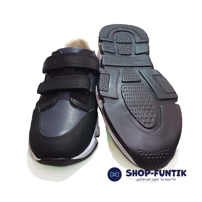 Кроссовки  Djoy синие с черными вставками 012-0078