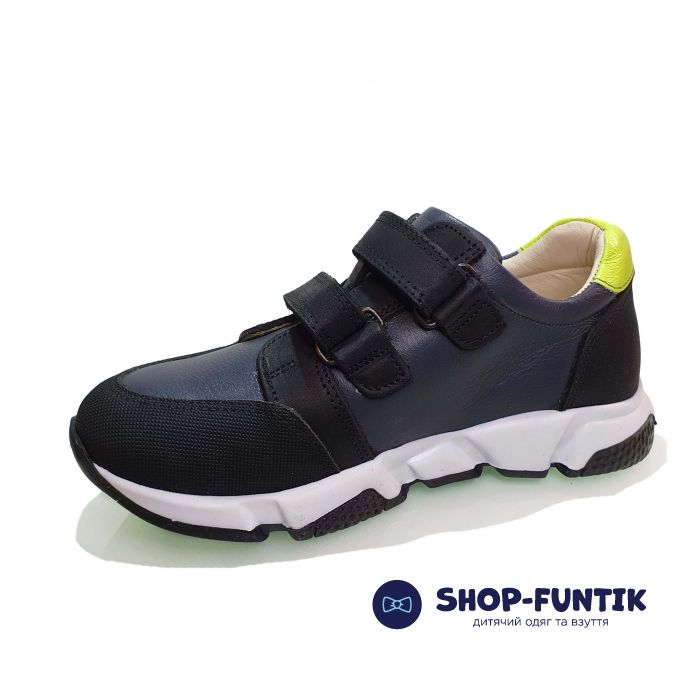 Кроссовки  Djoy синие с черными вставками 012-0078