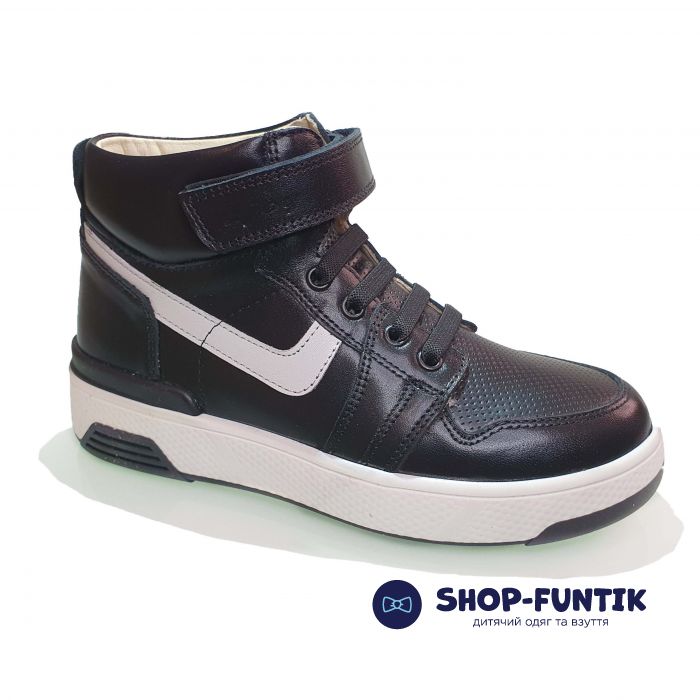 Кроссовки  Djoy черные высокие 171--347