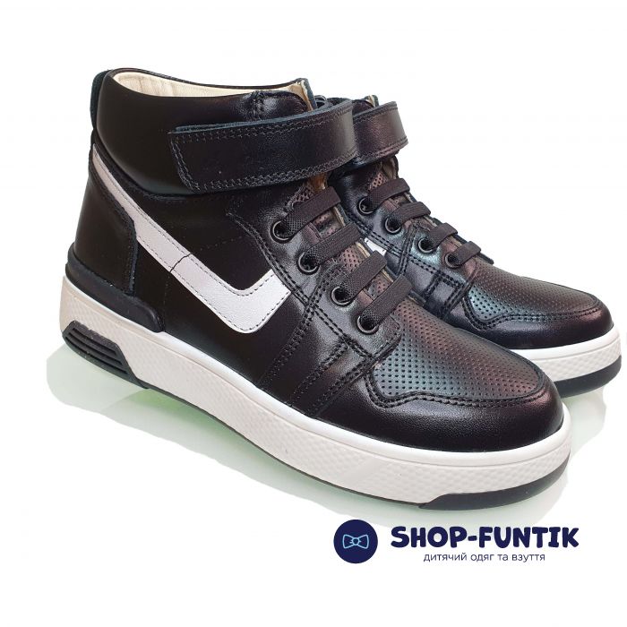 Кроссовки  Djoy черные высокие 171--347