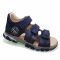 Сандалии Panda темно-синие на трех липучках 118.04