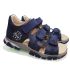 Сандалии Panda темно-синие на трех липучках 118.04