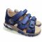 Сандалии Panda синие на трех липучках 118.03