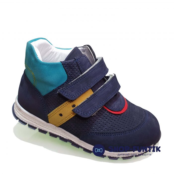Кроссовки Panda темно-синие с цветными вставками  44