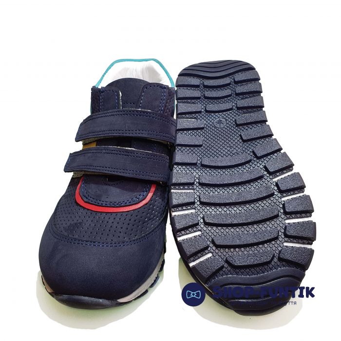 Кроссовки Panda темно-синие с цветными вставками  44