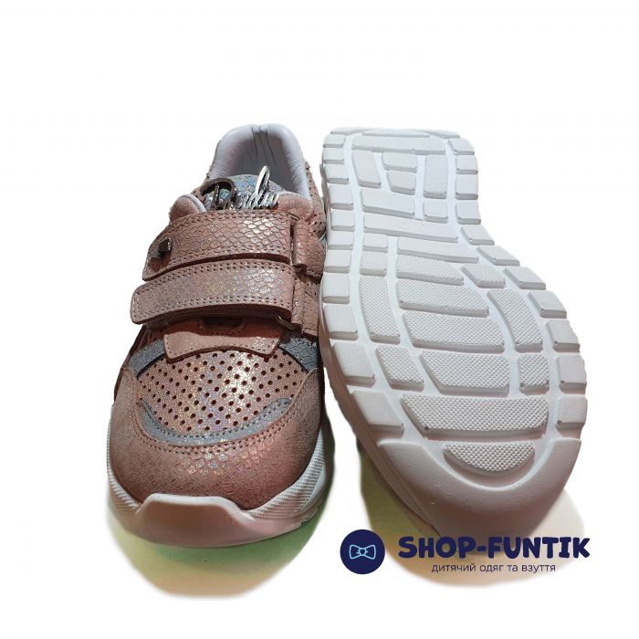 Кроссовки Panda пудрового оттенка на белой подошве