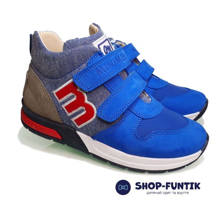 Кроссовки Minimen синие 1558-13-9A