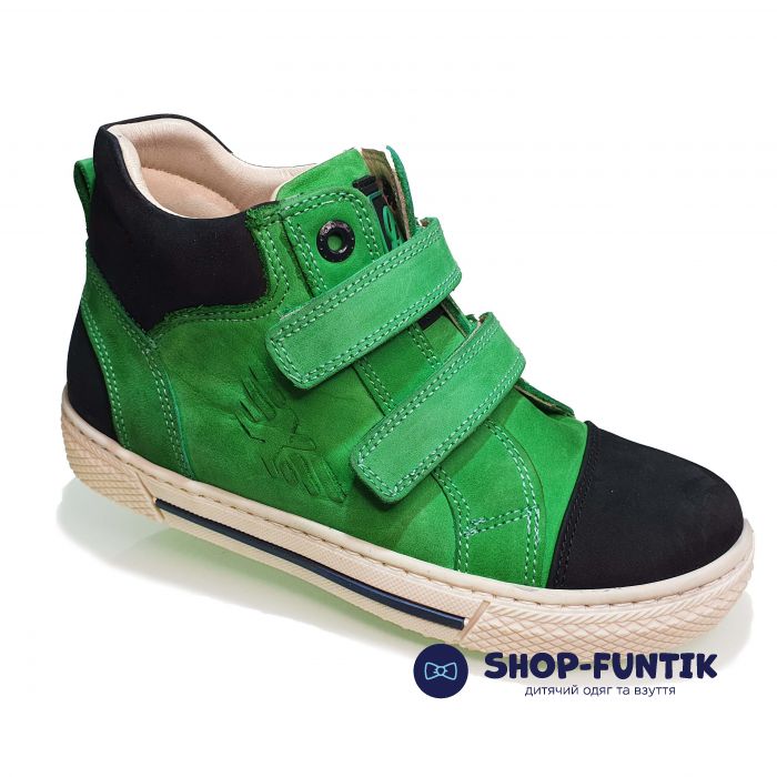 Кроссовки Minimen зеленые с черными вставками 92-5170-13-9А