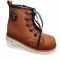 Ботинки Panda cветло-коричневый с декоративной шнуровкой YKS1122
