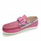 Мокасины Minimen розовые с перфорацией 1726
