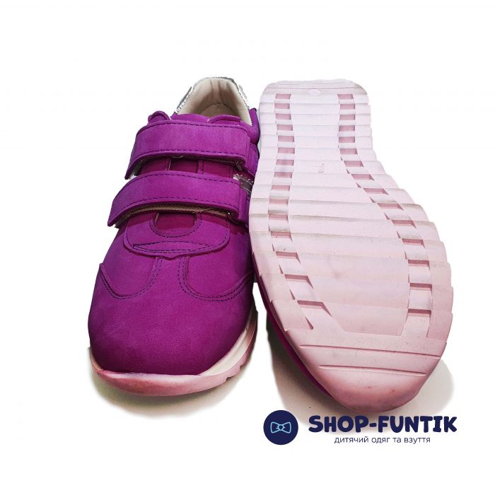 Кроссовки Dr. Mymi фиолетовые с серебристыми полосками