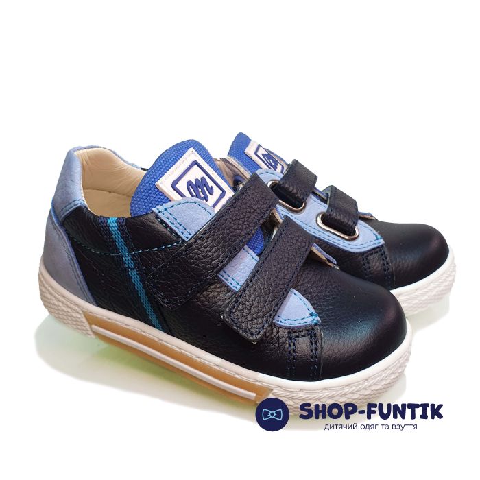 Кроссовки Minimen синие с голубыми вставками 1681-12-9A