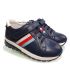 Кроссовки Tunel темно-синие с цветными вставками 1767-40-2