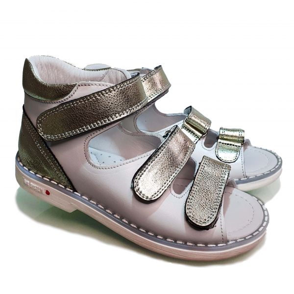 Сандалии Tunel белые на липучках 1853-5-1