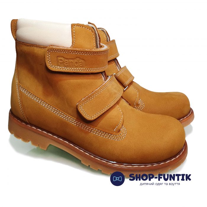 Ботинки Panda желтые 01200