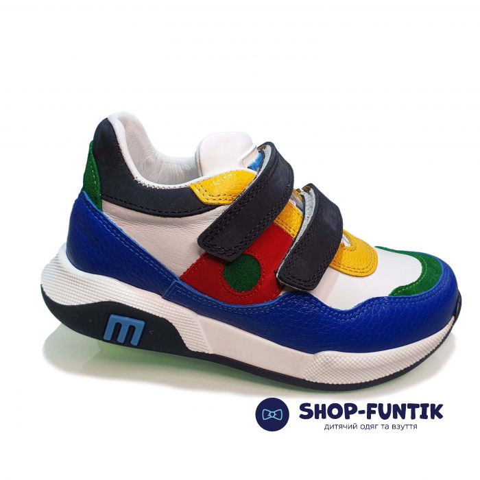 Кроссовки Мinimen разноцветные стильные из натуральной кожи 1846-13-20А-03