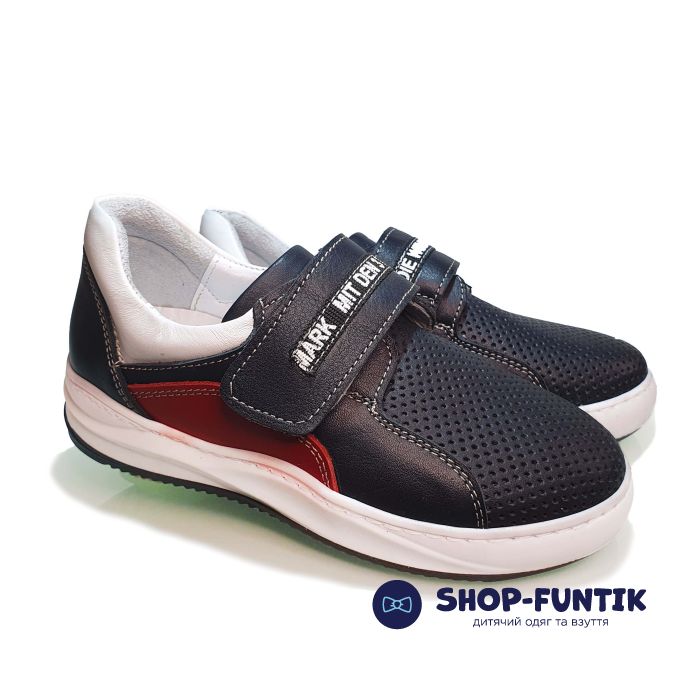 Кроссовки Tomini темно-синие на липучке 5212