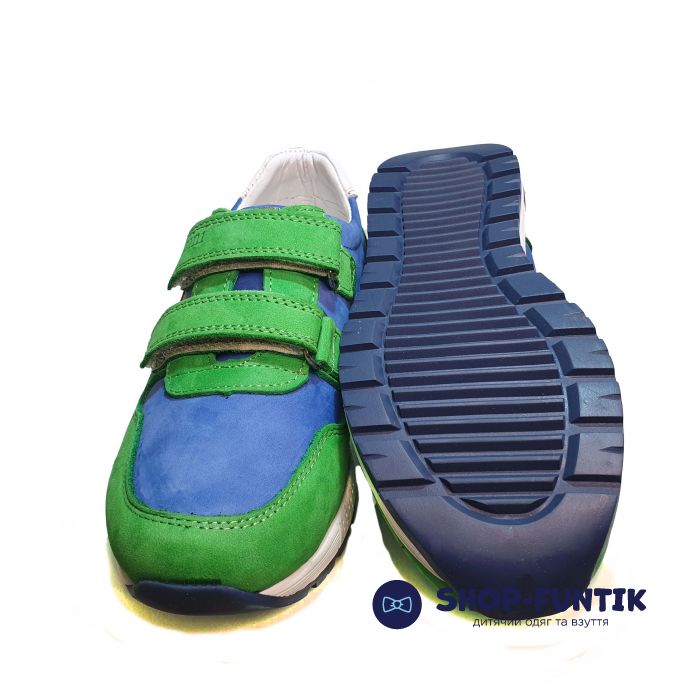 Кроссовки Tomini  сине-зеленые 1403,2