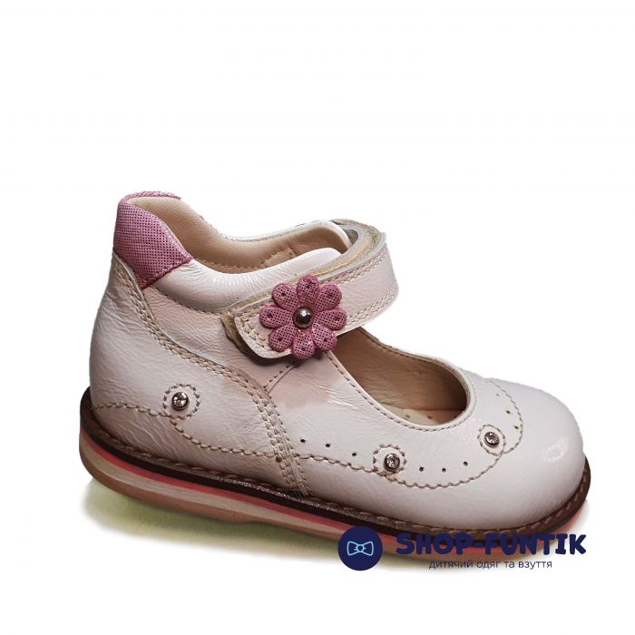 Туфли Dr. Mymi белые с застежкой липучка 1ТТ250119