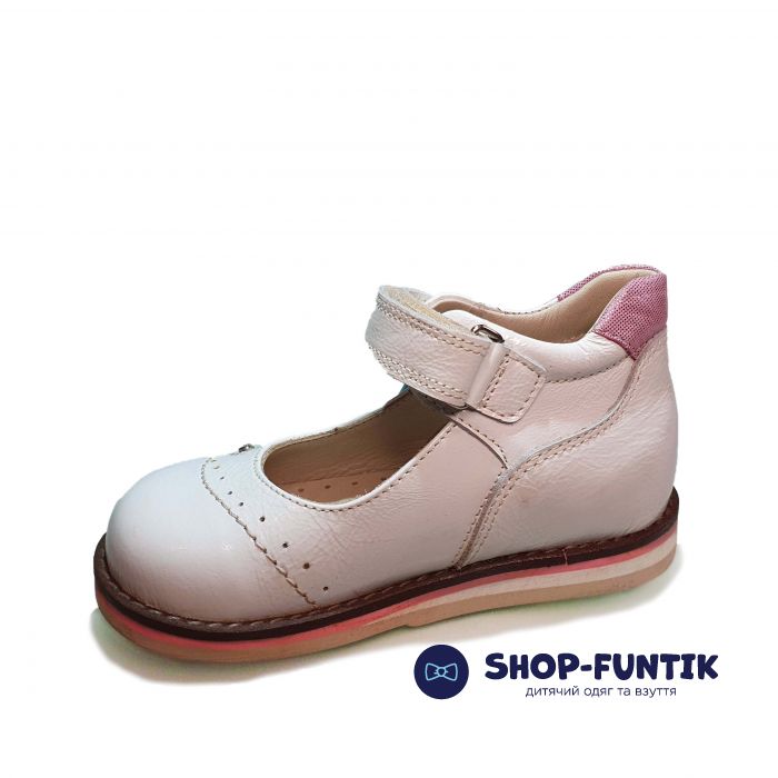 Туфли Dr. Mymi белые с застежкой липучка 1ТТ250119