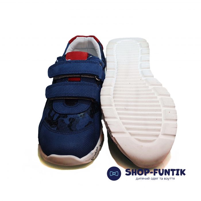 Кроссовки Panda cиние с камуфляжным принтом 08.02