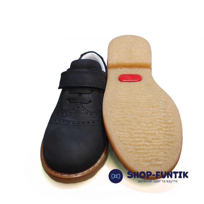 Туфли Tunel черные на липучке 1773