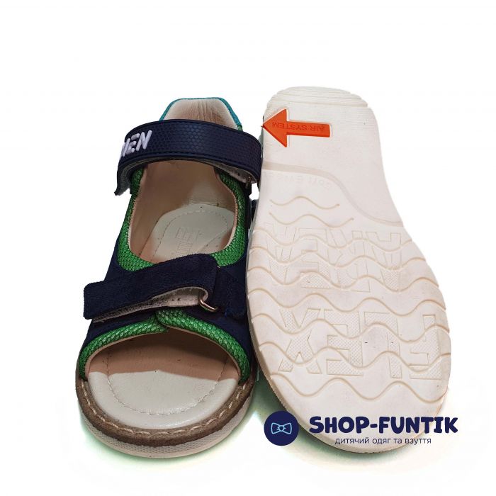 Сандалии Minimen синие - бирюзовые 1717