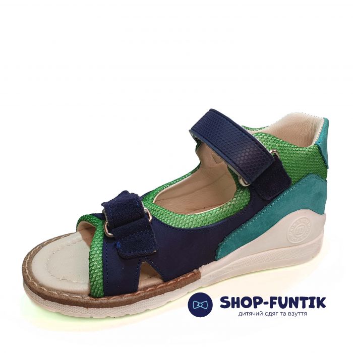 Сандалии Minimen синие - бирюзовые 1717