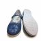 Туфли Panda синего цвета из натуральной текстурированной кожи  970