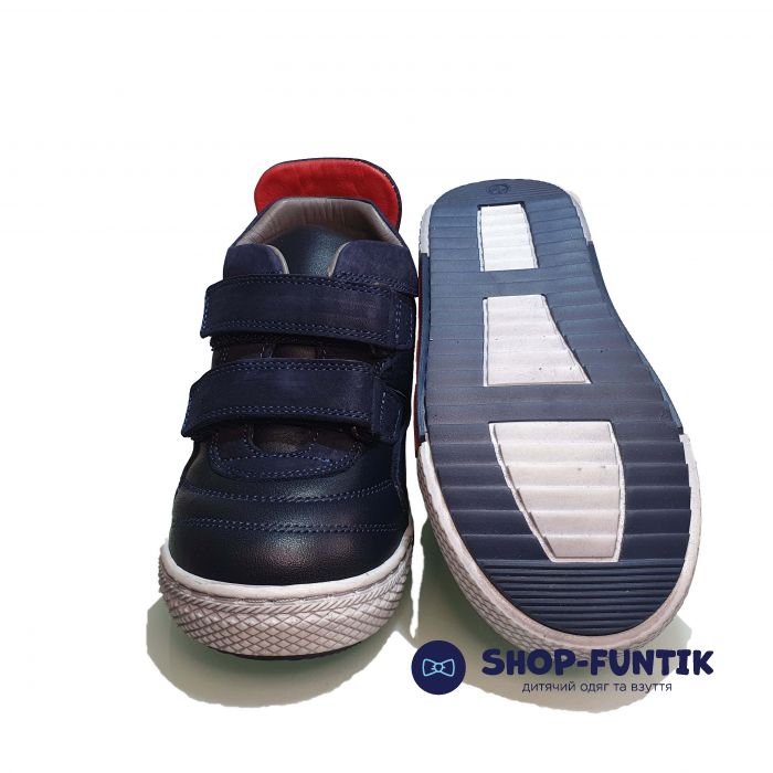 Ботинки Tіflani синие на белой подошве 18B