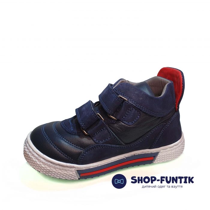 Ботинки Tіflani синие на белой подошве 18B