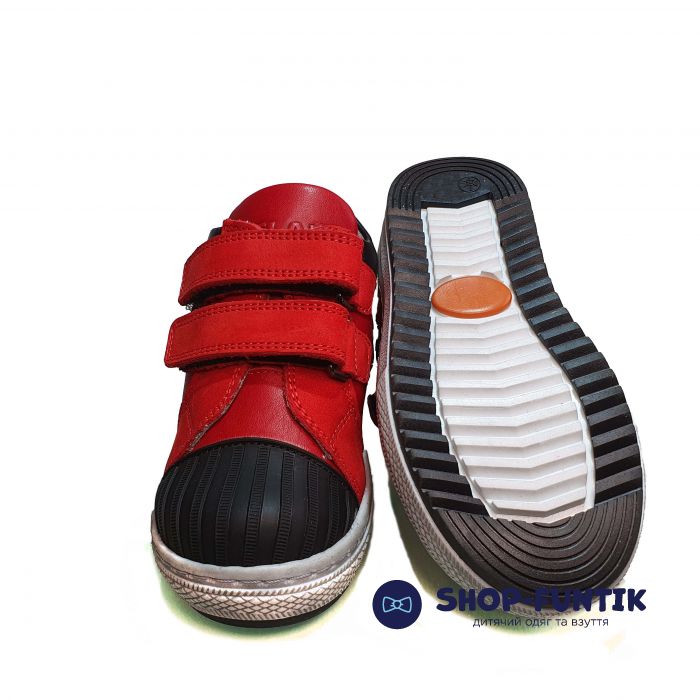 Кроссовки Tiflani  красные высокие 18P