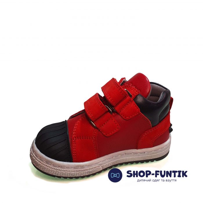 Кроссовки Tiflani  красные высокие 18P