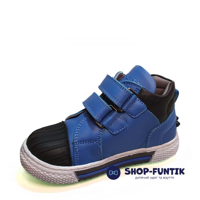 Кроссовки Tiflani светло-синие с черными вставками 18BА